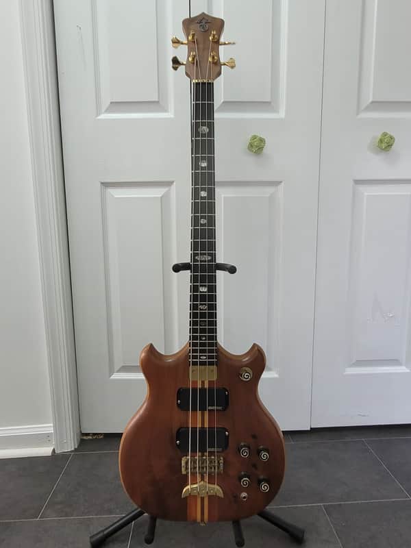 Alembic Stanley Clark Brown Bass 2002 Walnut Oil finish image 1