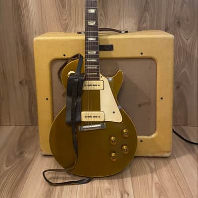Exceptional good Gibson Les Paul Standard 1954 - All gold 100% Original image 7