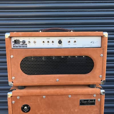 Two Rock Classic Reverb Signature Head and 2x12 Vertical cabinet 2020s - Brown Suede image 16