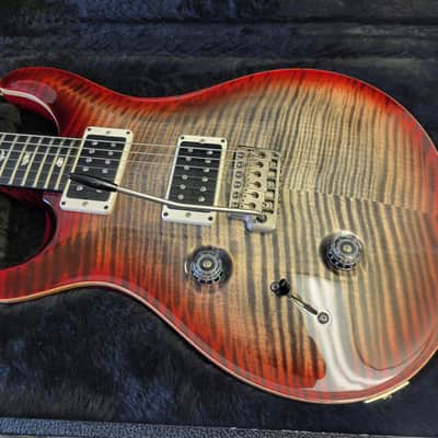 PRS Custom 24 10 Top 2018 - Charcoal Cherry Burst image 5