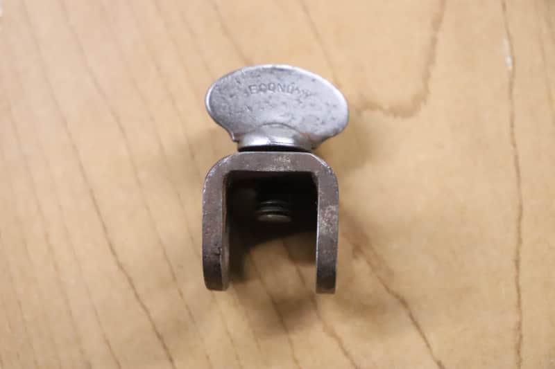 Duplex Economy 9mm Cowbell U Clamp Vintage 1920's image 1
