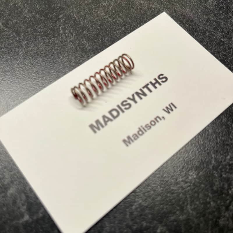 ORIGINAL Matsushita Replacement Sharp Keyspring (for ESK-131 Keybeds) for Moog MG-1, Prodigy, Rogue, Opus 3, Korg Minikorg 700, Minikorg 700S, MS-10, MS-20, VC-10, Poly Ensemble P, Univox K1/K2, and more image 1
