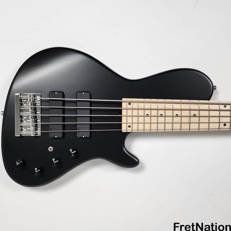 Sadowsky MetroLine Modern 5-String Single Cut Bass SML24SC5 24-Fret Black Satin 8.32lbs 2401-22 image 1