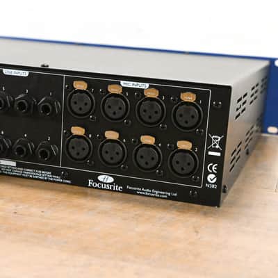 Focusrite ISA828 8-Channel Microphone Preamp w/ Optional Digital Card CG012FD image 8