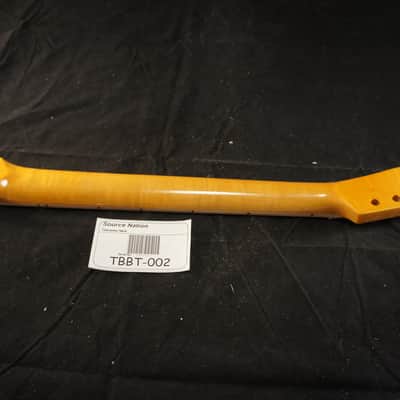 Flamed Maple with Bound Rosewood Fretboard Tele Neck. Fits Fender Telecaster! Block Inlays image 6