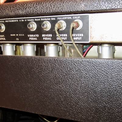 Fender Pro Reverb 2-Channel 40-Watt 2x12" Guitar Combo - 1966 - Black Panel image 4