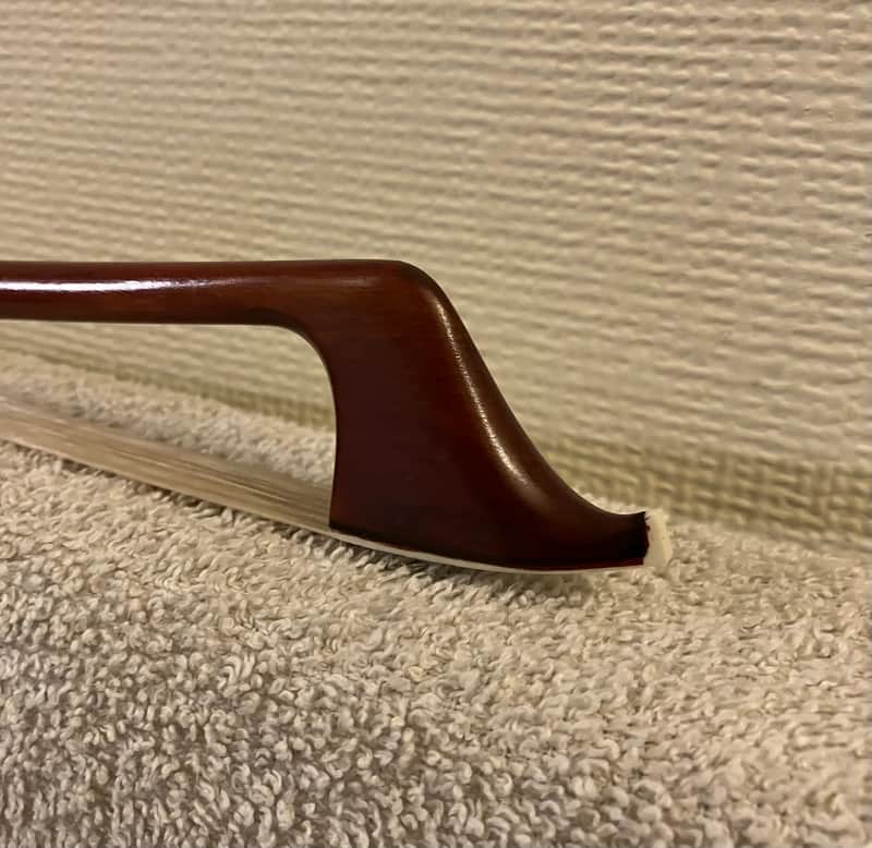 GB Bows Brazilwood - Natural - Double Bass French Bow - New Hair. Open To Offers image 1
