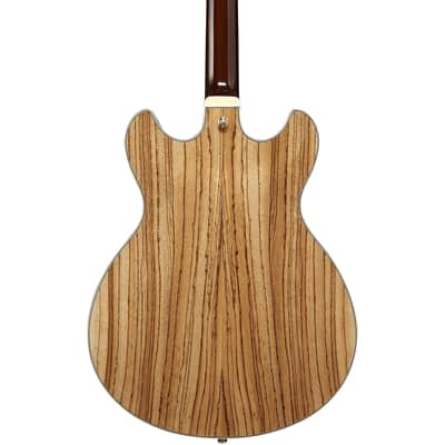 Ibanez Artcore Expressionist AS93ZW-NT 6-String Semi-Hollow Electric Guitar with Macassar Ebony Fretboard, Right-Handed, Natural image 5