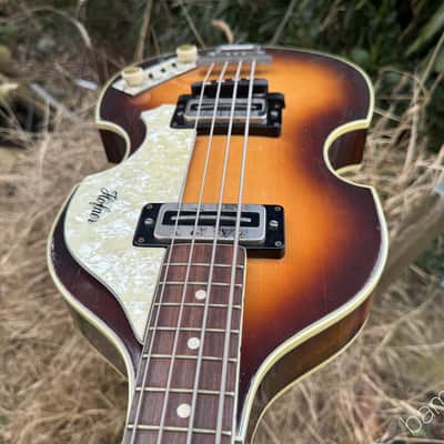 1975 Höfner 500/1 Violin "Beatles" Bass - Sunburst - OHSC image 8
