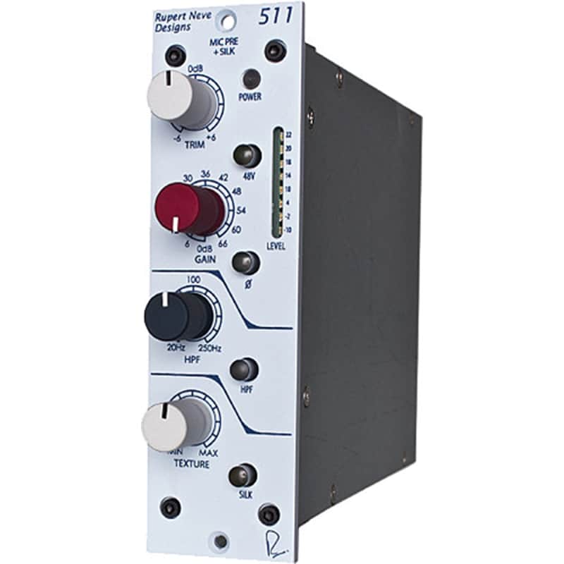 Open Box Rupert Neve Designs Portico 511 500-Series Mic Pre Module with Silk 2013 - Present - White image 1