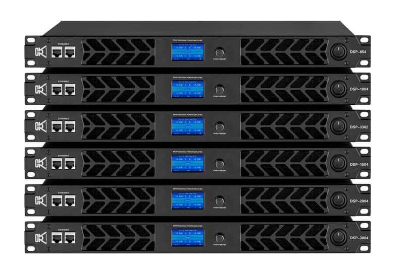 CVR Audio DSP-3302  BLACK Professional Power Amplifier 3300 Watts 2-ch 8-Ohms image 1