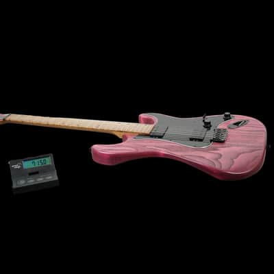 Kiesel Delos D6H Custom Made USA Guitar - Flamingo Pink image 7