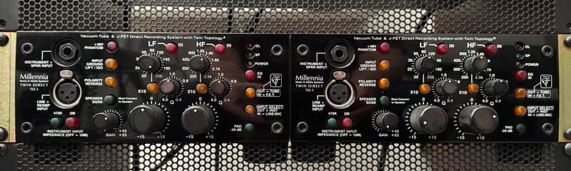 Millennia Media TD-1 Stereo Pair - Twin Topology Tube/FET Mic Pre / Channel Strip image 1