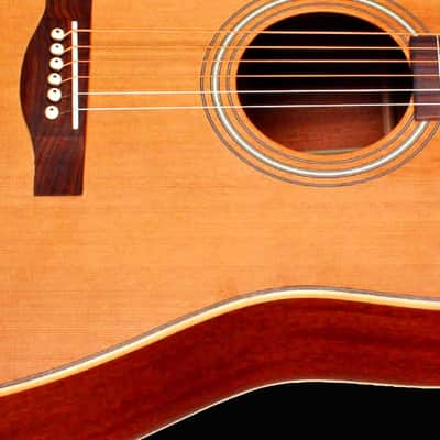 Teton STS105NT Cedar/Mahogany Dreadnought Natural