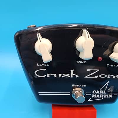 Rare Carl Martin Crush Zone Distortion Guitar Effect Pedal Bass Overdrive Gain image 2