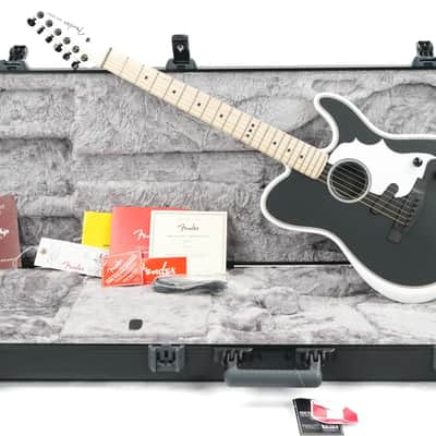 Fender Jack White Triplesonic Acoustasonic Telecaster Blacktop image 3