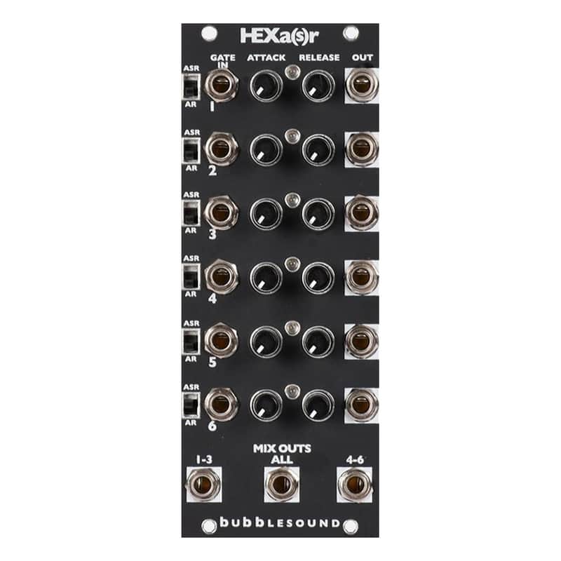 Bubblesound HEXar Eurorack 6 x Envelope Module (Black) image 1