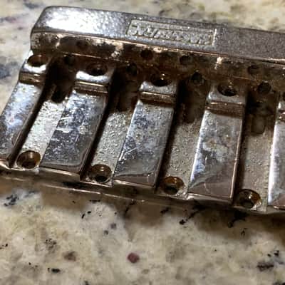 Washburn Bass Bridge  80’s-90’s Chrome image 4