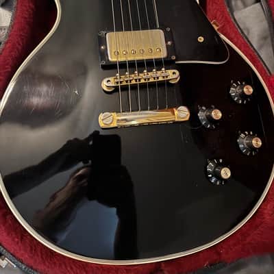 Gibson Les Paul Custom 1974 Ebony Black Beauty W/ OHSC image 2
