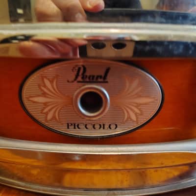 Pearl Piccolo Snare Drum 3x13 Maple 🍁 Liquid Amber image 2