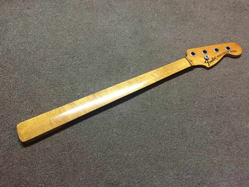 Fender Precision Bass Fretless Neck 1970 - 1983 | Reverb