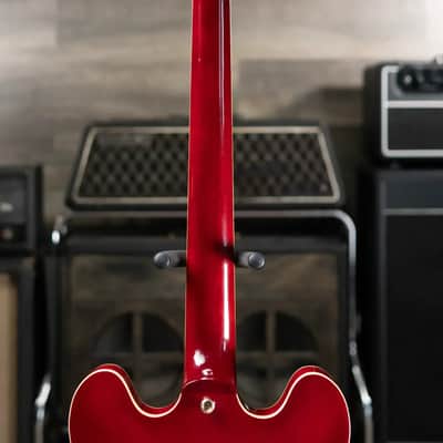 Epiphone Jorma Kaukonen Signature JA-Riviera, Cherry w/ Hardshell Case - Used image 8