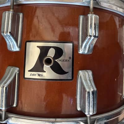 Rogers XP8 snare drum ‘79-‘83 - M Rogers walnut/mahogany lacquer image 4