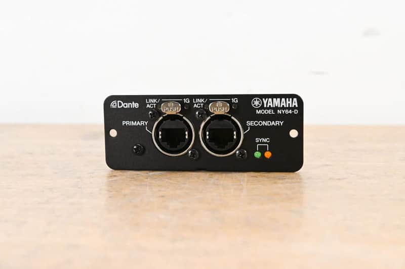 Yamaha NY64-D Dante I/O Expansion Card for TF Mixers CG0147E image 1