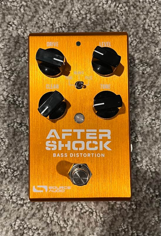 Source Audio Aftershock Bass Distortion 2016 - Present - Orange