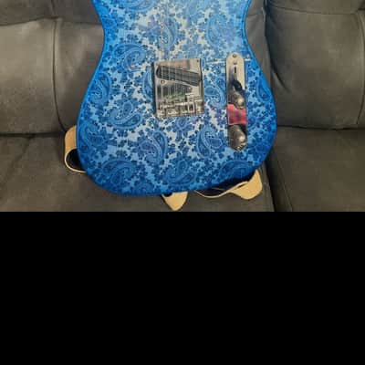 Custom Telecaster w/ McVay B-Bender • Seymour Duncan Pickups • Blue Paisley Finish (Chet Atkins) Telecaster 2010-2020 - Blue Paisley image 1