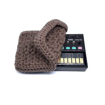 Dust cover for Korg Volca series modules, handmade crochet accessory image 1