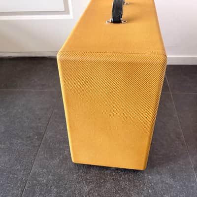 Marble Tweed Speaker cabinet with 2 x 10" Weber Alnico 2023 - tweed with nitro lacquer (vintage style) image 3