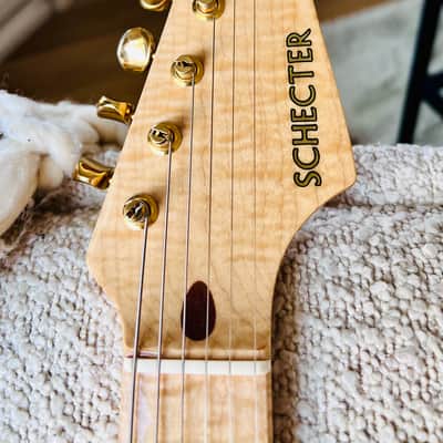 Schecter (ESP) ST-UC430 - Trans Orange 1989 image 7