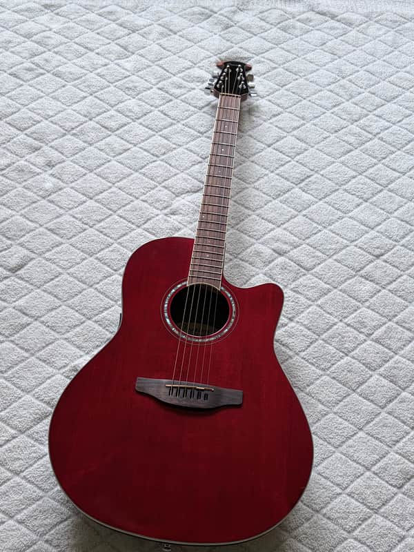 Ovation Celebrity - CS28-RR - Red Acoustic Electric image 1