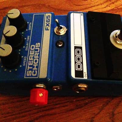 MODIFIED DOD FX 65 analog chorus vibrato synth pedal true bypass from subtle to madness ghostface image 2