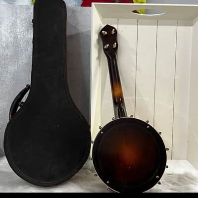Gibson UB-3 Antique 1930s Ukulele Banjo Uke Sunburst Original Case image 3