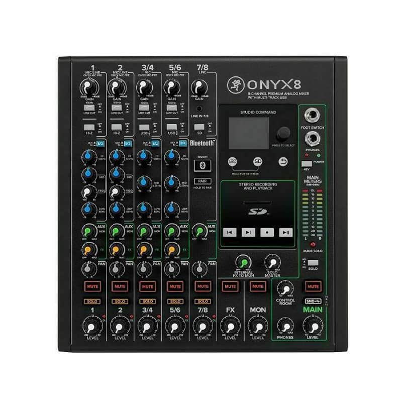 Mackie Onyx8 8-Channel Analogue Studio Mixer With Multi-Track USB image 1