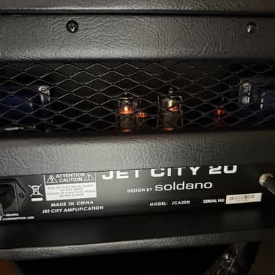 Jet City JCA20H 20-Watt Tube Amp Head + Custom Cover – Excellent Condition image 4