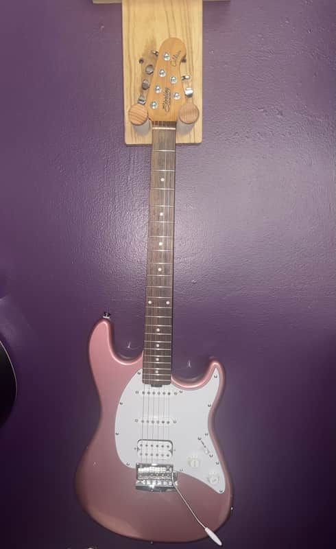 Sterling by Music Man HSS Electric Guitar Rose Gold 197881092085 OB image 1