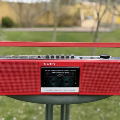 Sony CFS-FM7 Super Rare 2 in 1 Vintage Boombox Warranty Detachable Radio image 10