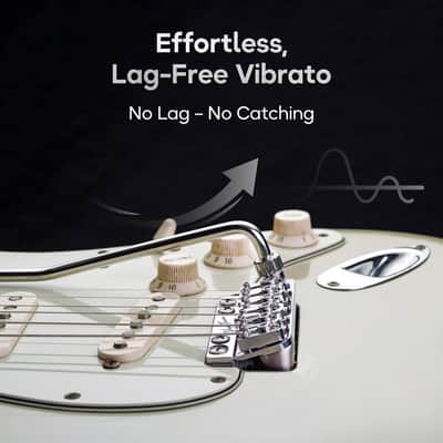 Vega Trem VT1 Special Standard Stratocaster Tremolo Bridge for Strat Glossy image 6