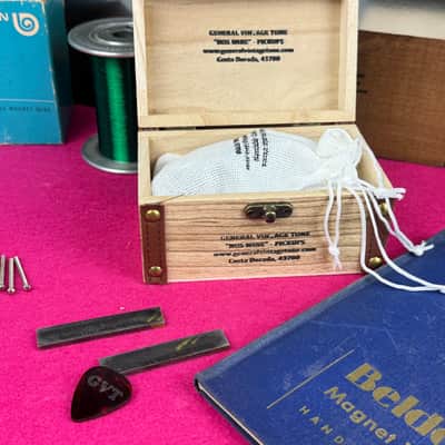 General Vintage Tone 1958 - 1959 Nos Wire Belden PAF Humbuckers Double porcelain  Celullose acetate CAB for les Paul ®️ SG ®️ - Double porcelain aged image 6