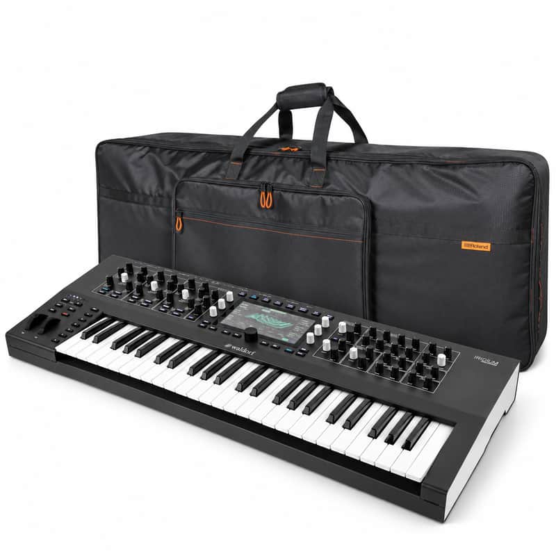 Waldorf Iridium Keyboard 49-Key Synthesizer + Roland CB-B49D Carry Bag Bundle