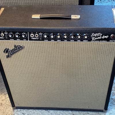 Fender Super Reverb 1966 - Black Face 117-220 volts European Transf image 2