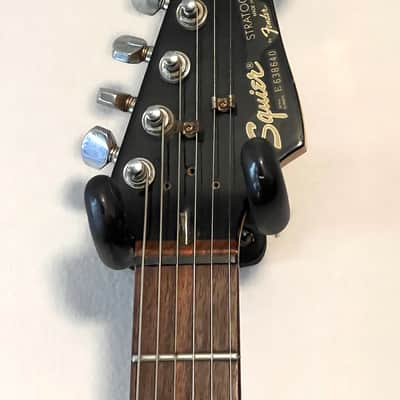 MIJ Fender Squire Stratocaster 1986 - Black Made In Japan MIJ image 7