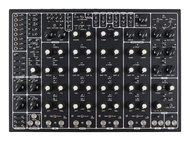 SOMA Laboratory Pulsar-23 Semi-Modular Drum Machine (Black) [USED] image 1