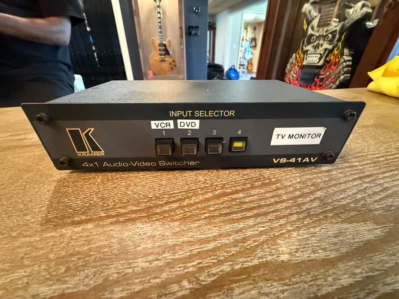 Kramer Audio Video Channel Switch Switcher VS-41AV 2000s - Black image 1