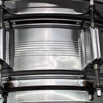 Vintage Rogers 7 Line Dyna-Sonic 5x14 COB Snare Drum #4129 (all orig) image 13