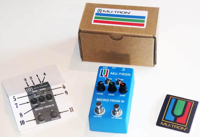 Mu-Tron Micro-Tron III Classic & BatteryBuddy bundle 2017 Electric Blue Mu-FX image 1