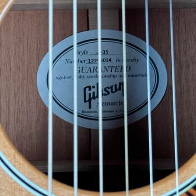 2013 Gibson J-35 image 5